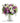 Moonlight Bloom Bouquet with white lilies and purple flowers