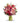 Pink flowers in mason jar