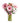Pink flowers in mason jar