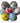7 different colorful balloons