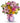 colorful flowers in a vase